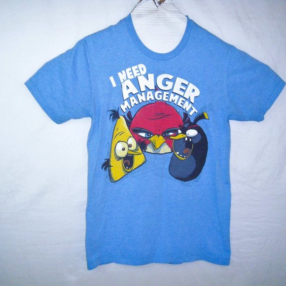 Angry Birds (Anger Management) T-Shirt - Picture 1 of 3